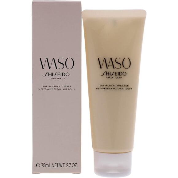 NEW Waso Shiseido Soft Cushy Polisher Ginza Tokyo Skin Exfoliator Silky & Smooth - Picture 1 of 4